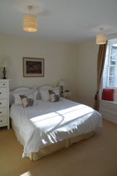 Beds at Enford House cottage are made up with good quality cotton bed linen and beds are very comfortable. Ensuite shower room and facilities